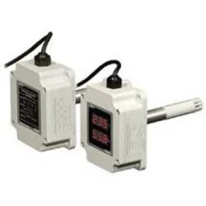 THD-DD1-C Измеритель температуры и влажности горизонтального типа, сенсор 100 мм, c дисплеем, выход DC 4-20 mA