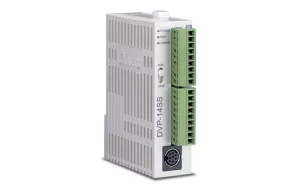 DVP14SS211R 14 Point, 8DI, 6DO (Relay), 24V DC Power, SLIM